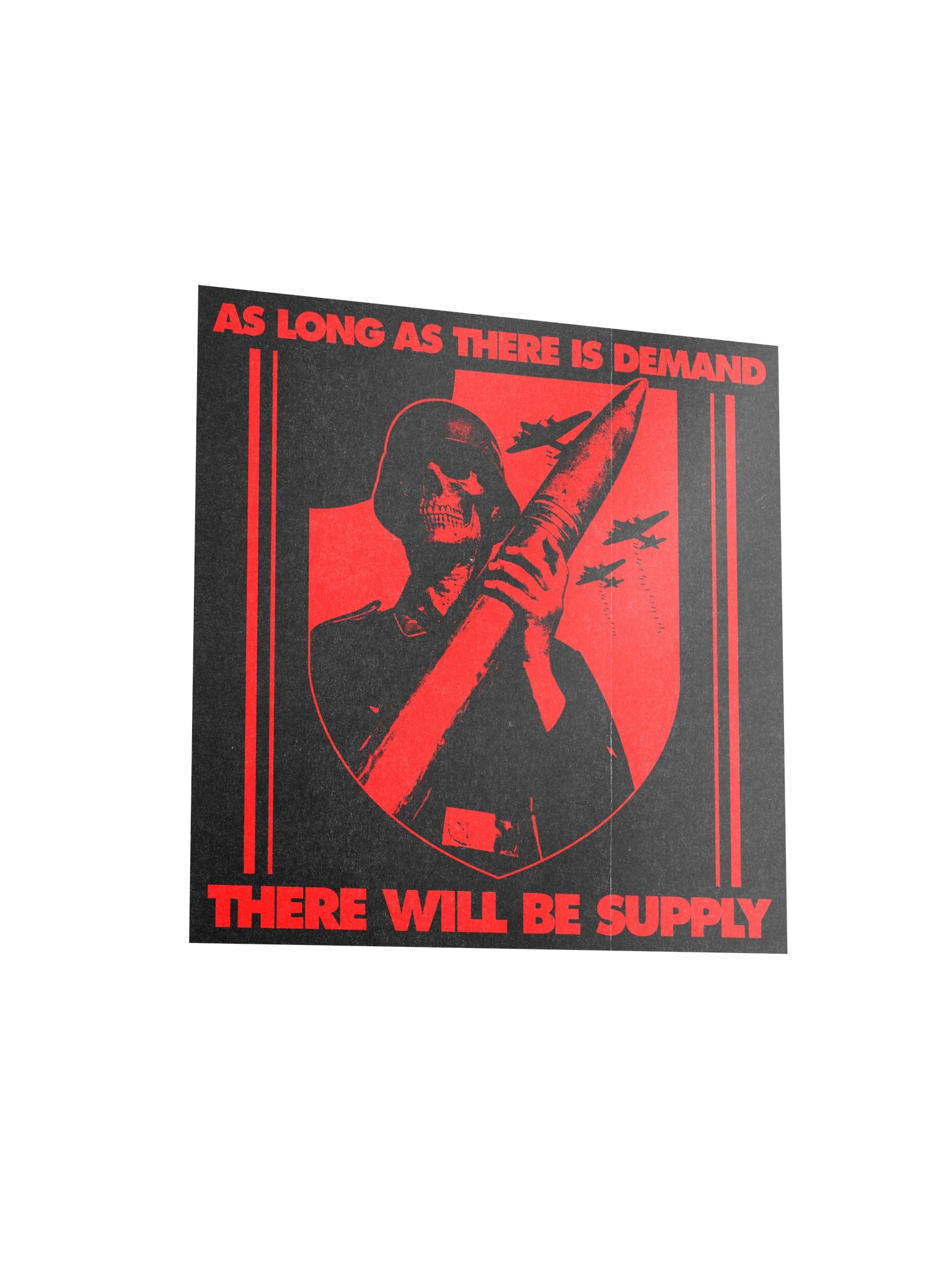 DEMAND AND SUPPLY POSTER RED product image (12)