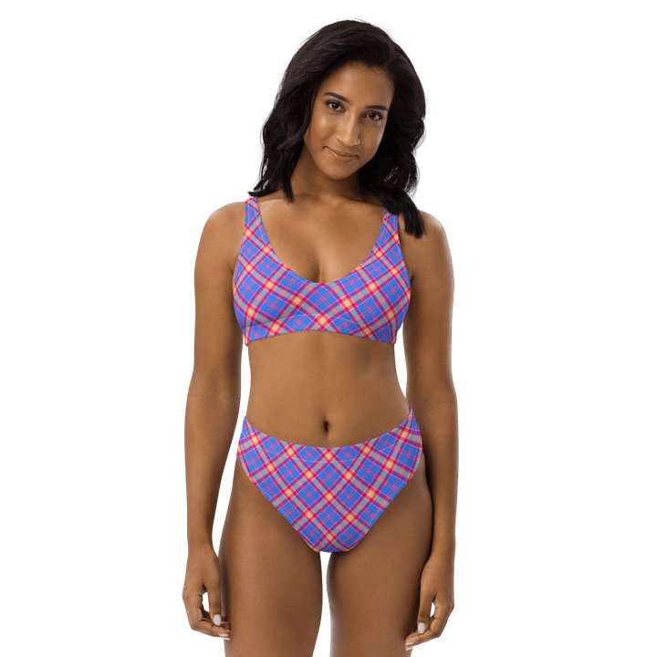 Bright Blue and Hot Pink Bikini product image (1)
