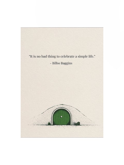 Celebrate a Simple Life – Fine Art Print