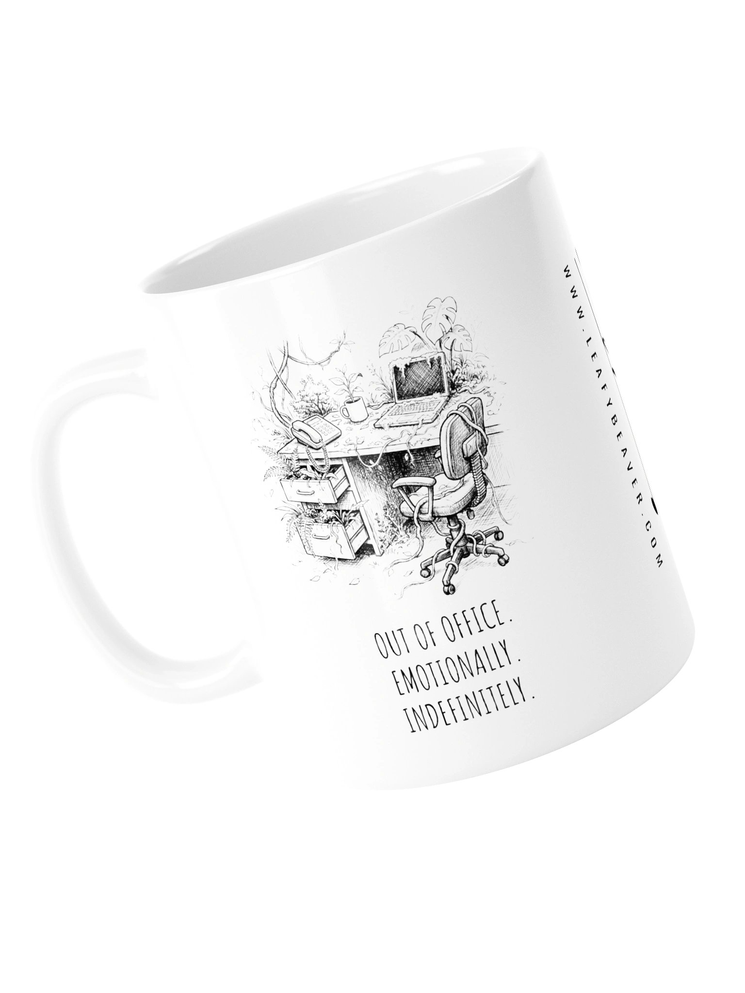 Out of Office Mug – Funny Work Burnout Coffee Mug product image (5)