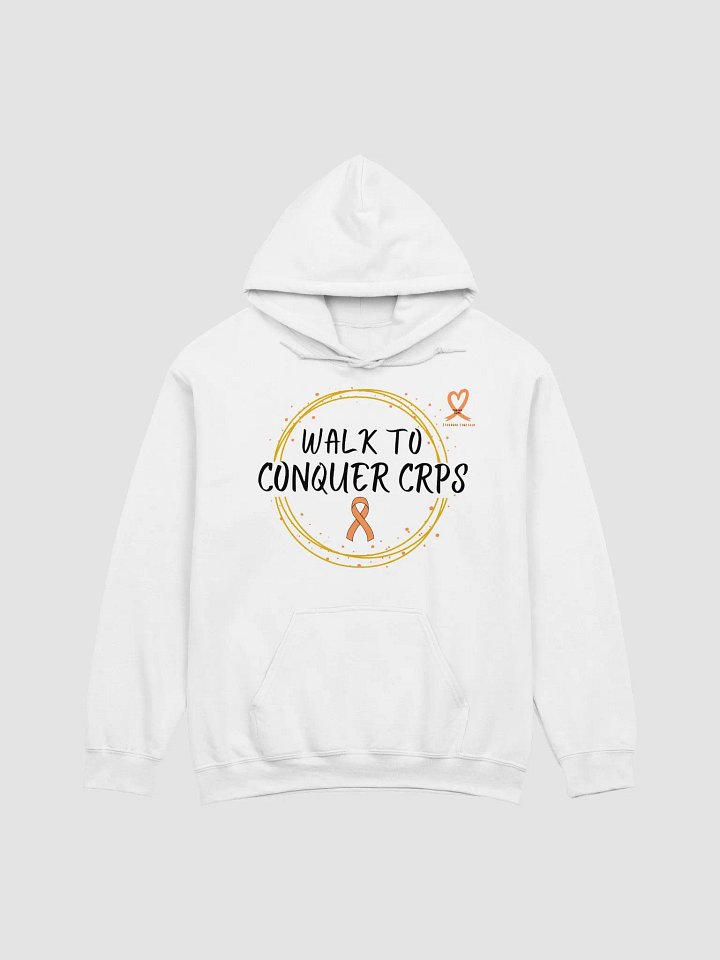 OFFICIAL Walk To Conquer CRPS Hoodie- Black Print product image (1)