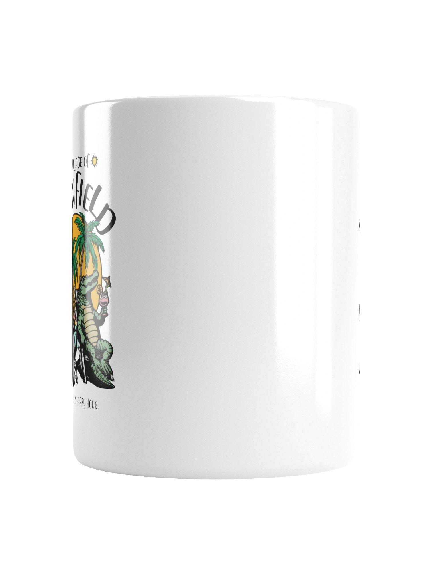 The Village of Edenfield TV Florida USA Fun Manatee Alligator Design Coffee Mug product image (16)