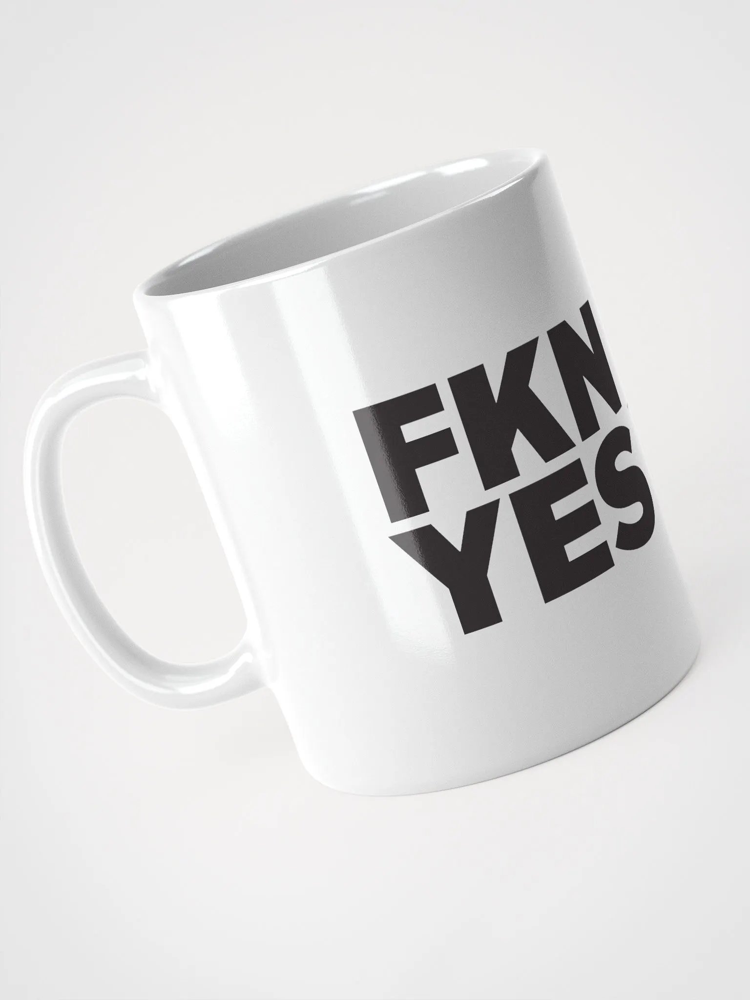FKN YES White Mug product image (4)