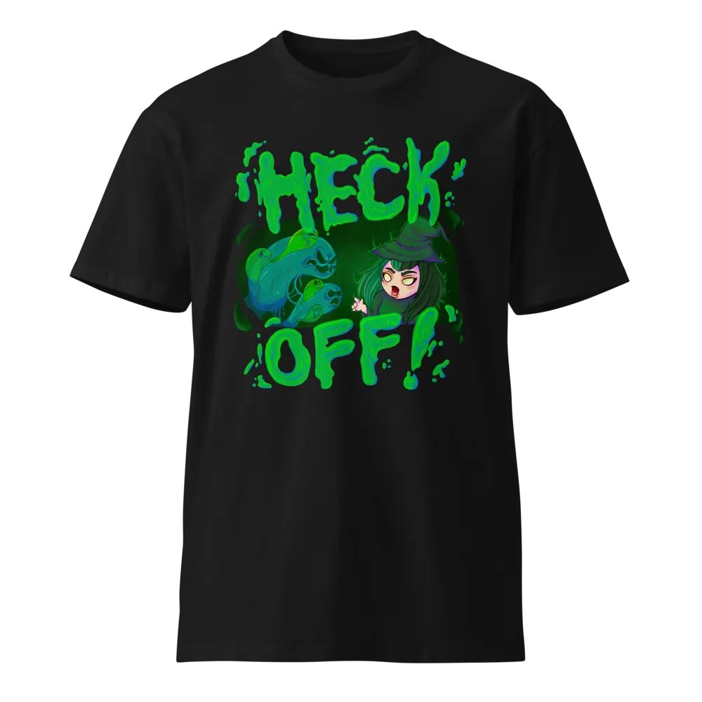 heck off, ghost tee product image (1)