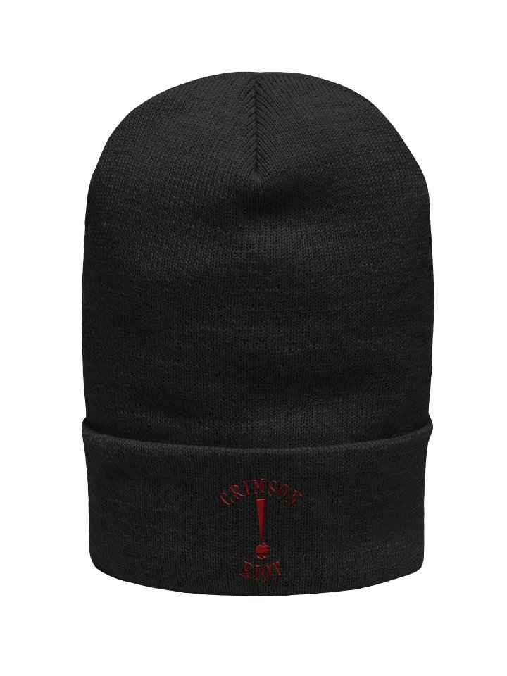 CRIMSON RIOT BEENIE BLACK product image (1)