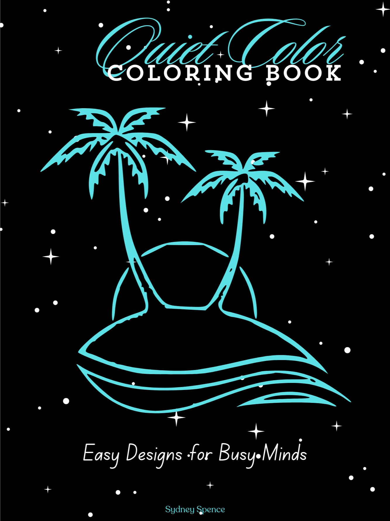 Stress Less: Adult Coloring Book 100 Printable Simple Coloring Pages product image (1)