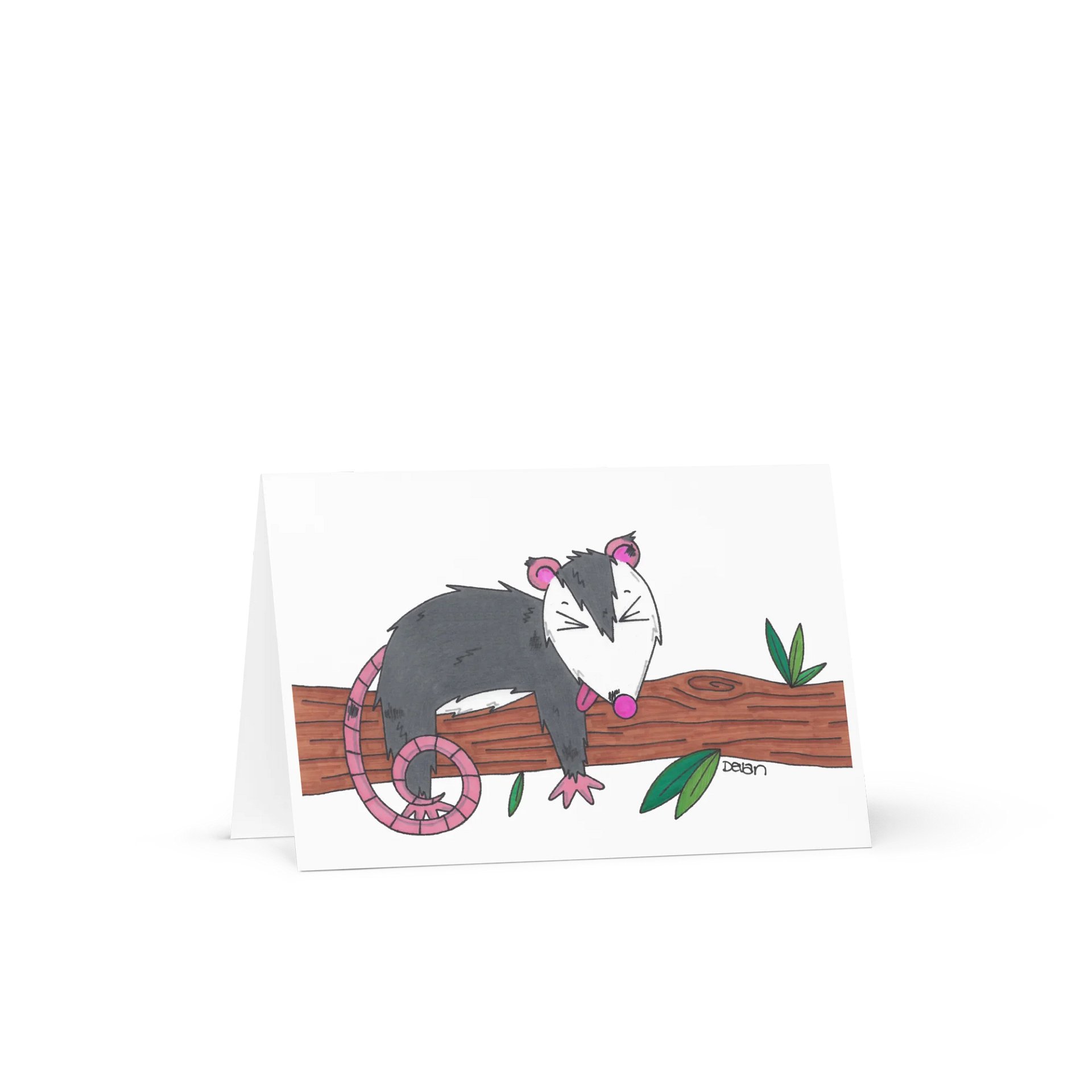 Motivational Animal Card: Opossum product image (1)
