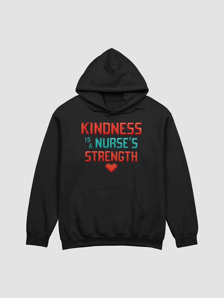 Nurse's Strength Pixel Heart Hoodie product image (4)