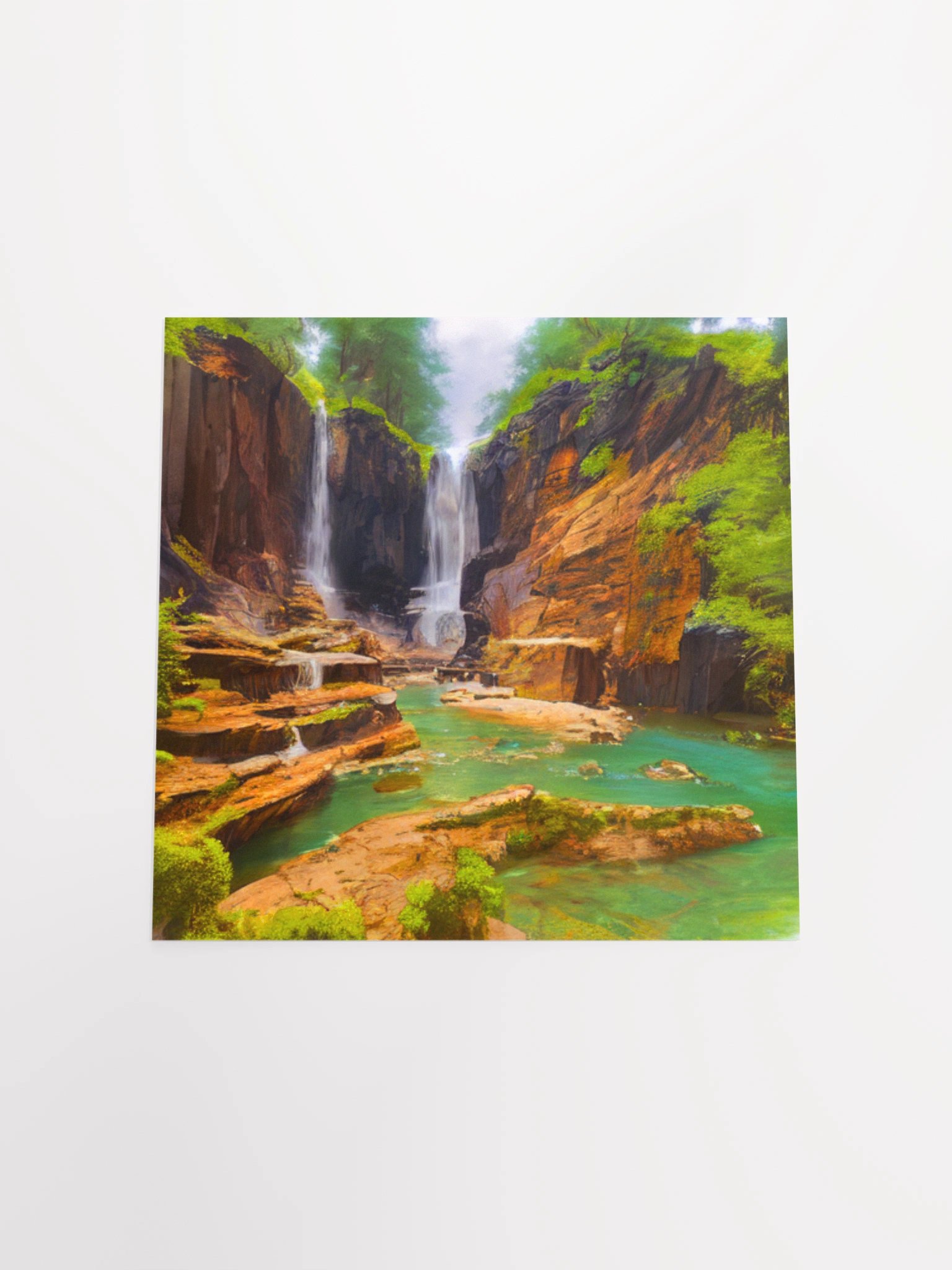 Tranquil Cascades Matte Poster product image (18)