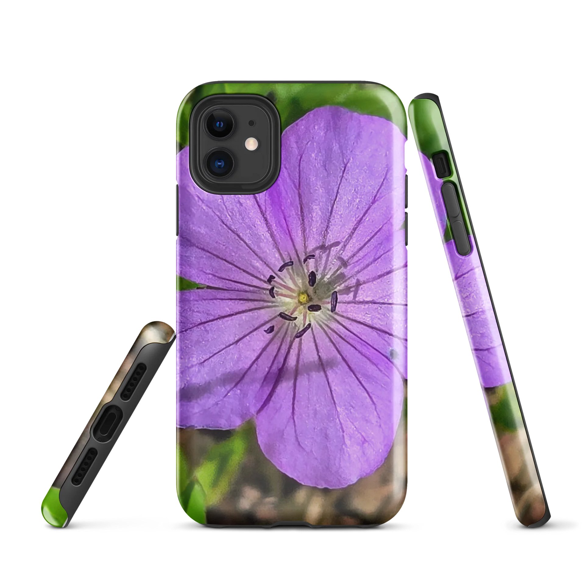 Purple Petals iPhone® Tough Case product image (1)