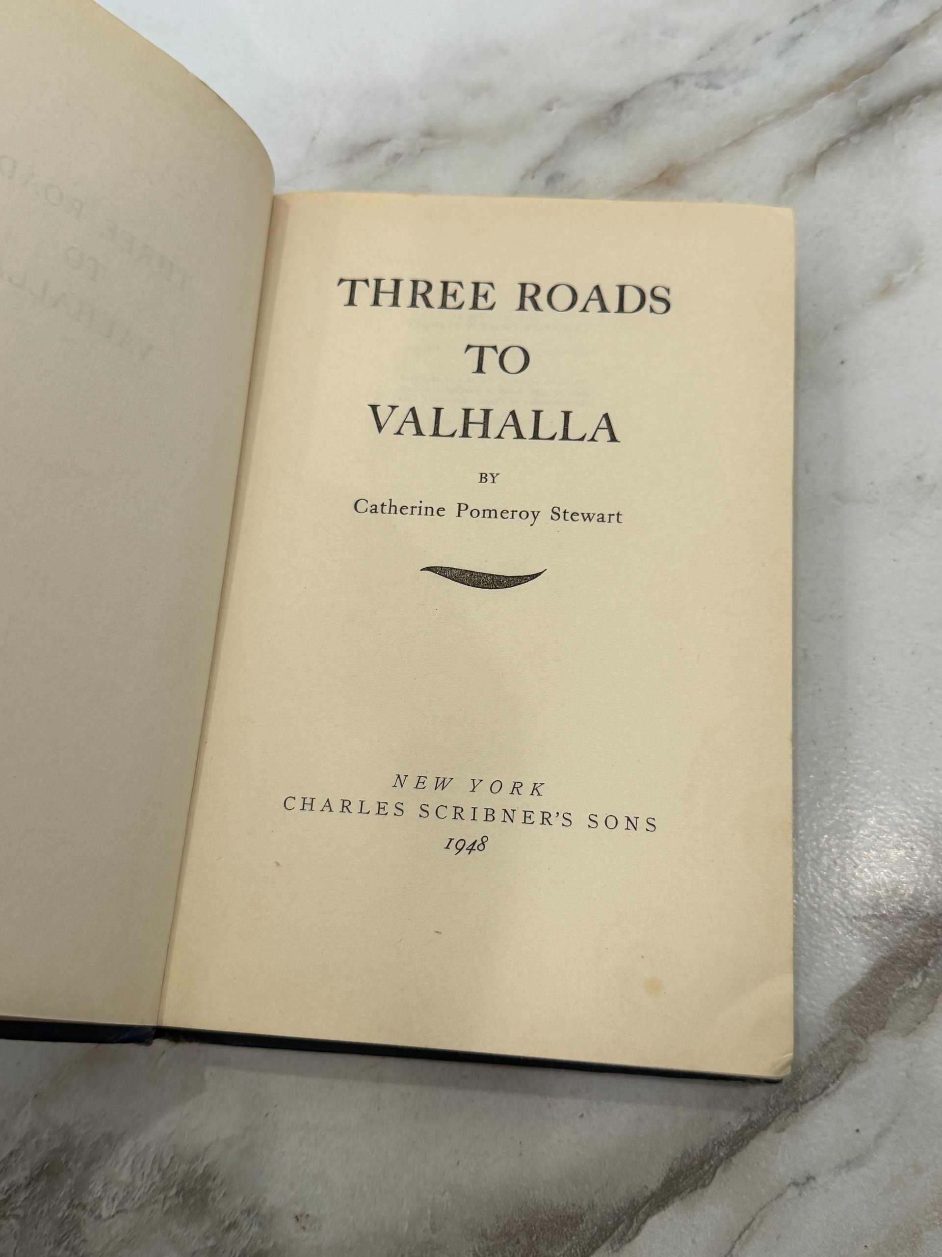 1948 | Three Roads to Valhalla | Catherine Pomeroy Stewart | Vintage Hardcover product image (4)
