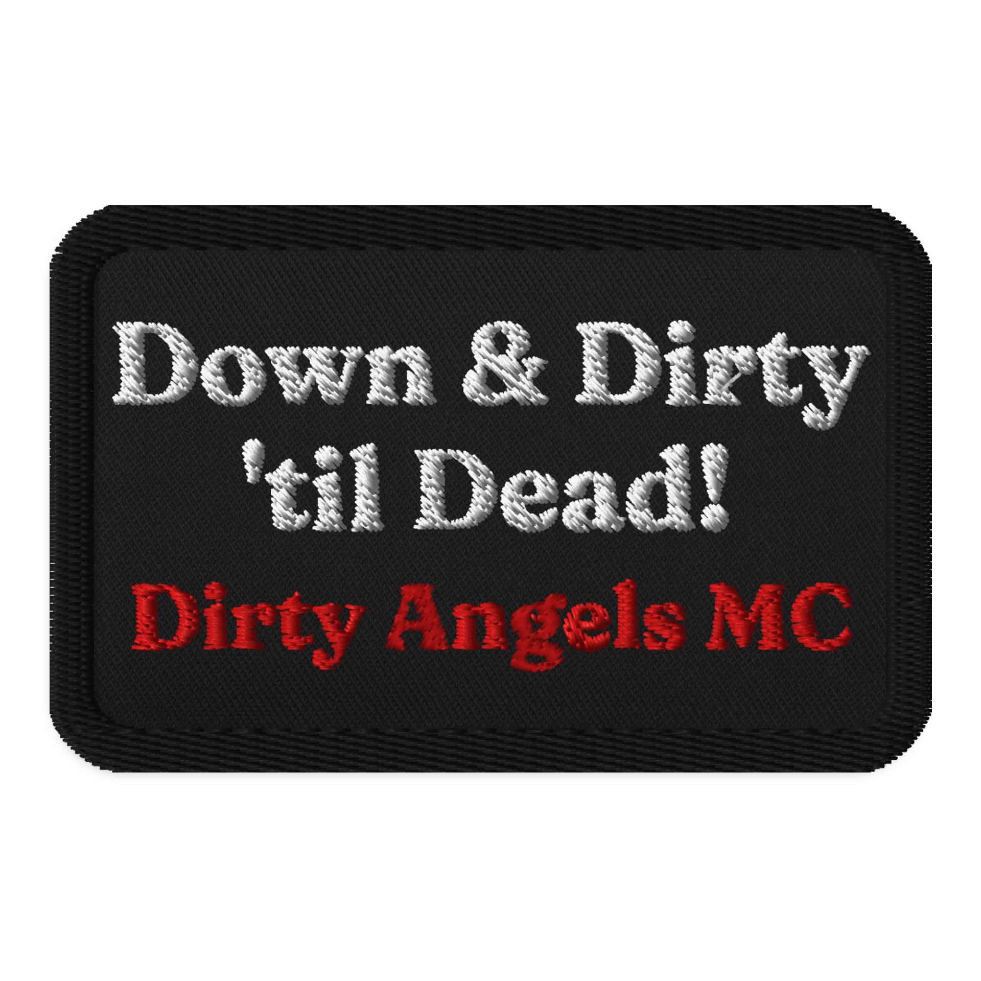 DAMC Motto Embroidered Patch product image (1)