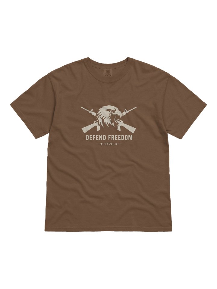 Defend Freedom - Eagle & Rifles Patriotic T-Shirt product image (41)