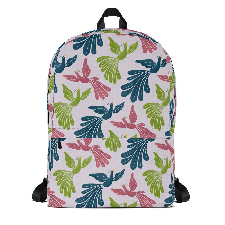 Mid-Century Modern Firebirds All-Over Print Backpack product image (1)