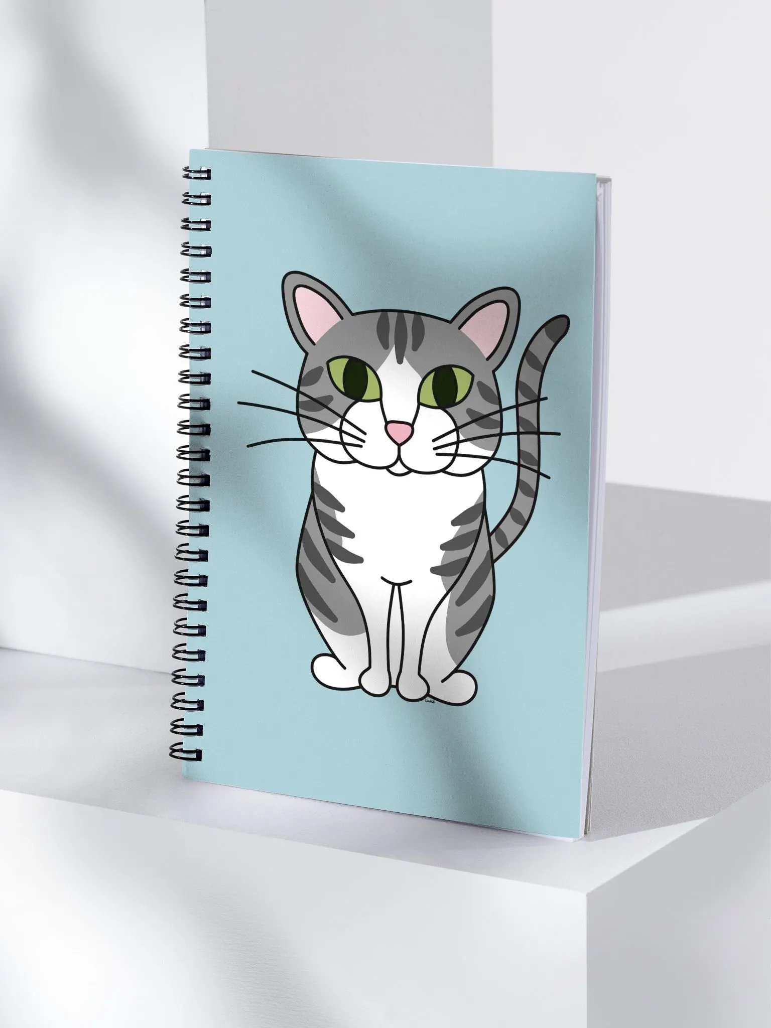 Tabby Cat Spiral Notebook product image (4)
