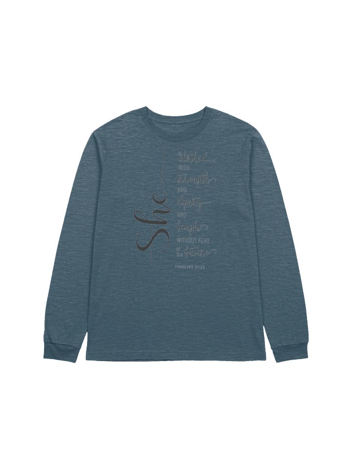 She is long sleeve T-shirt product image (1)