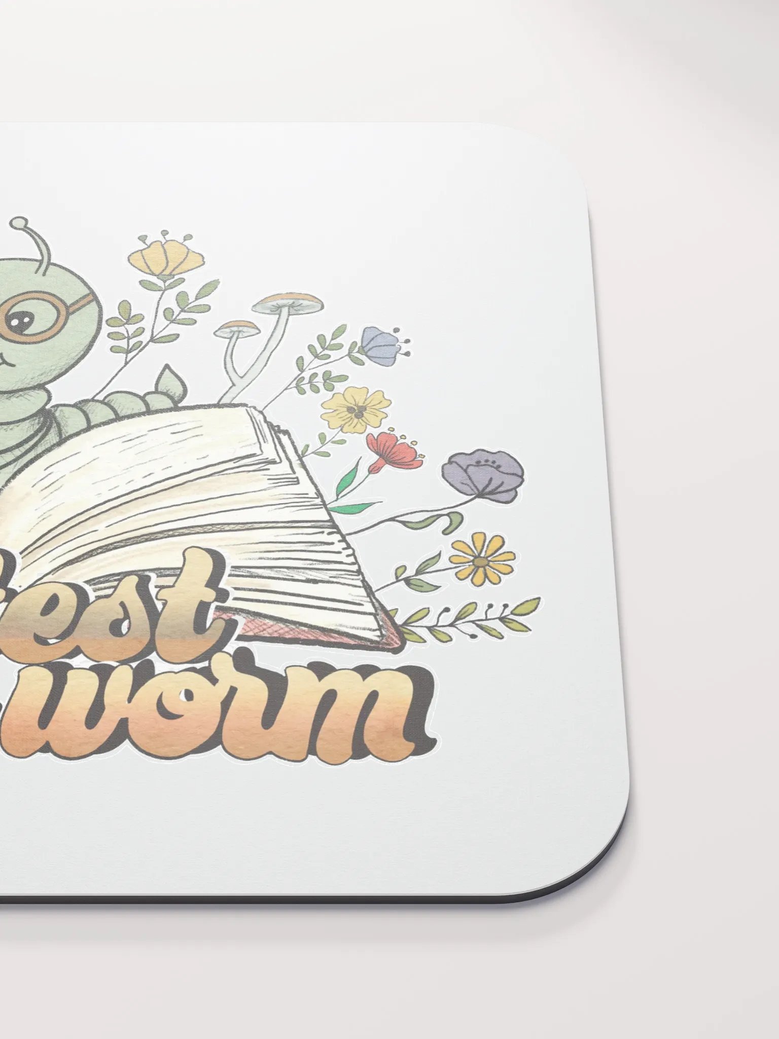 Cutest Bookworm Mouse Pad product image (5)