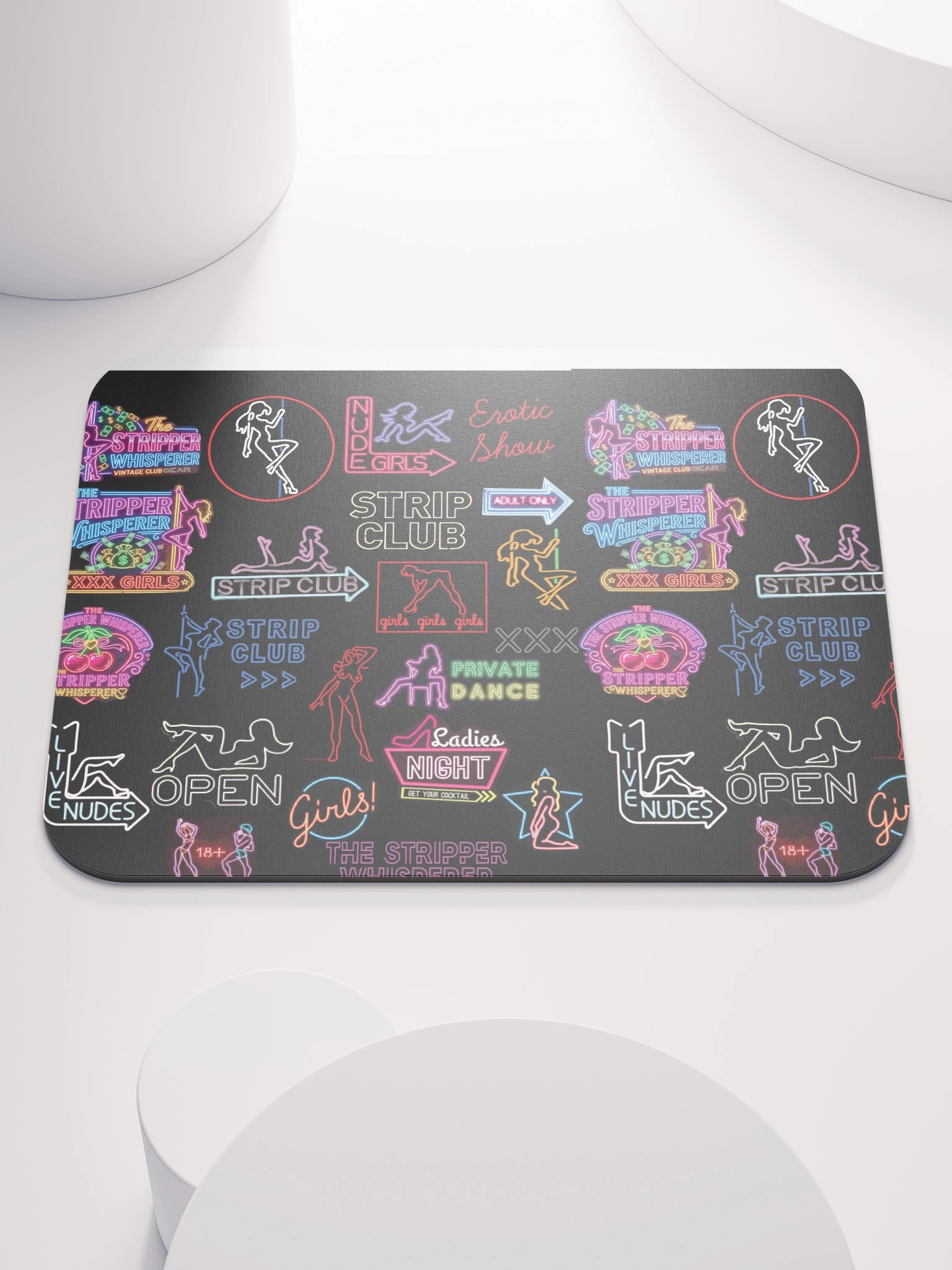 the neon sign mousepad product image (1)