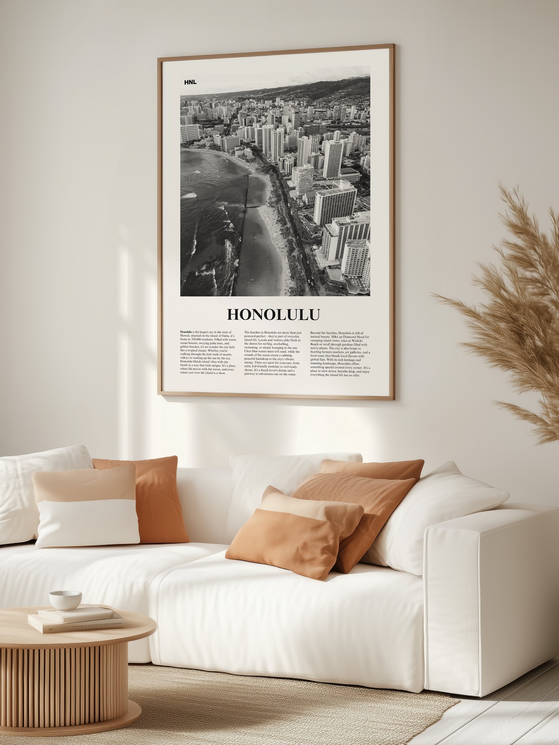 Honolulu 02 Newspaper Poster | Framed product image (3)