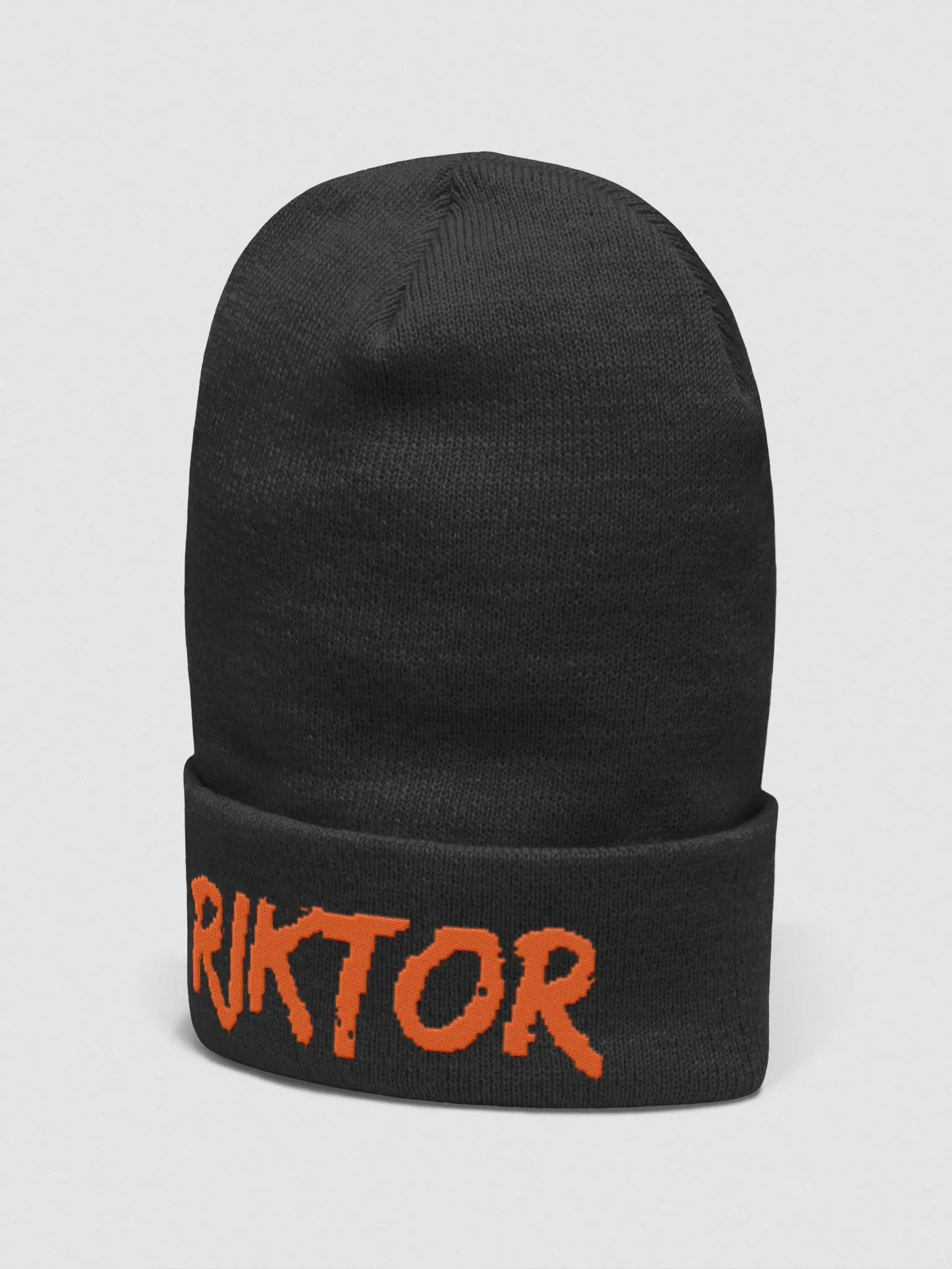 RIKTOR Orange Bold Cuffed Beanie product image (2)