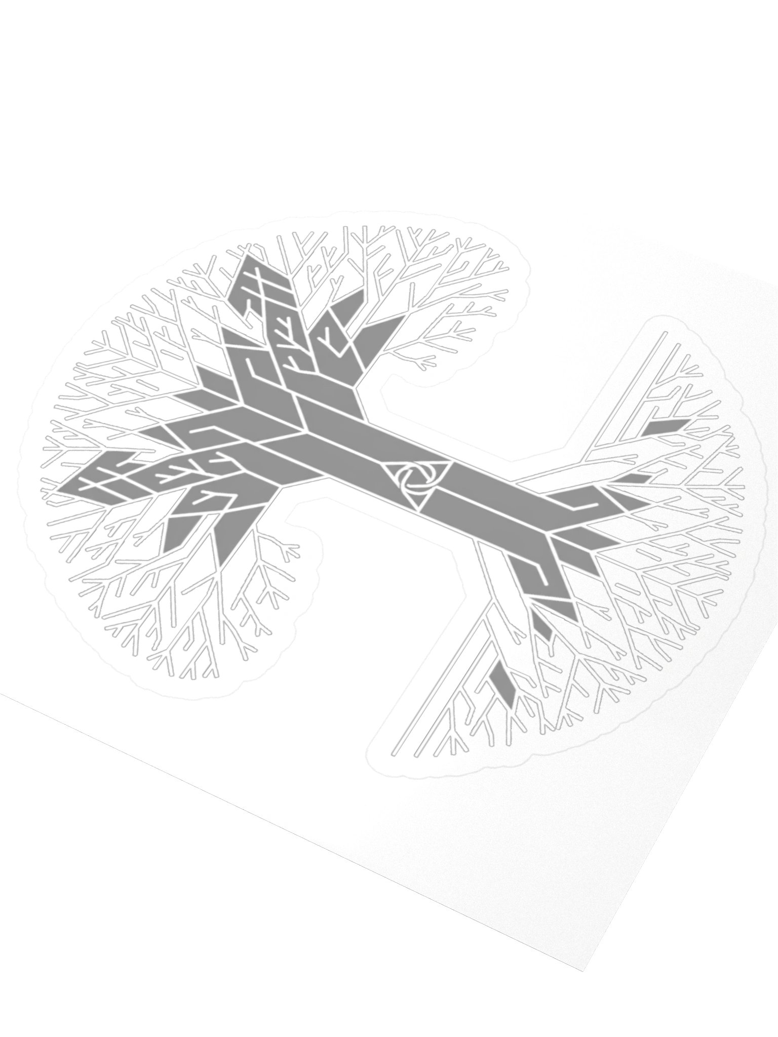 Minimal Yggdrasil Sticker product image (9)
