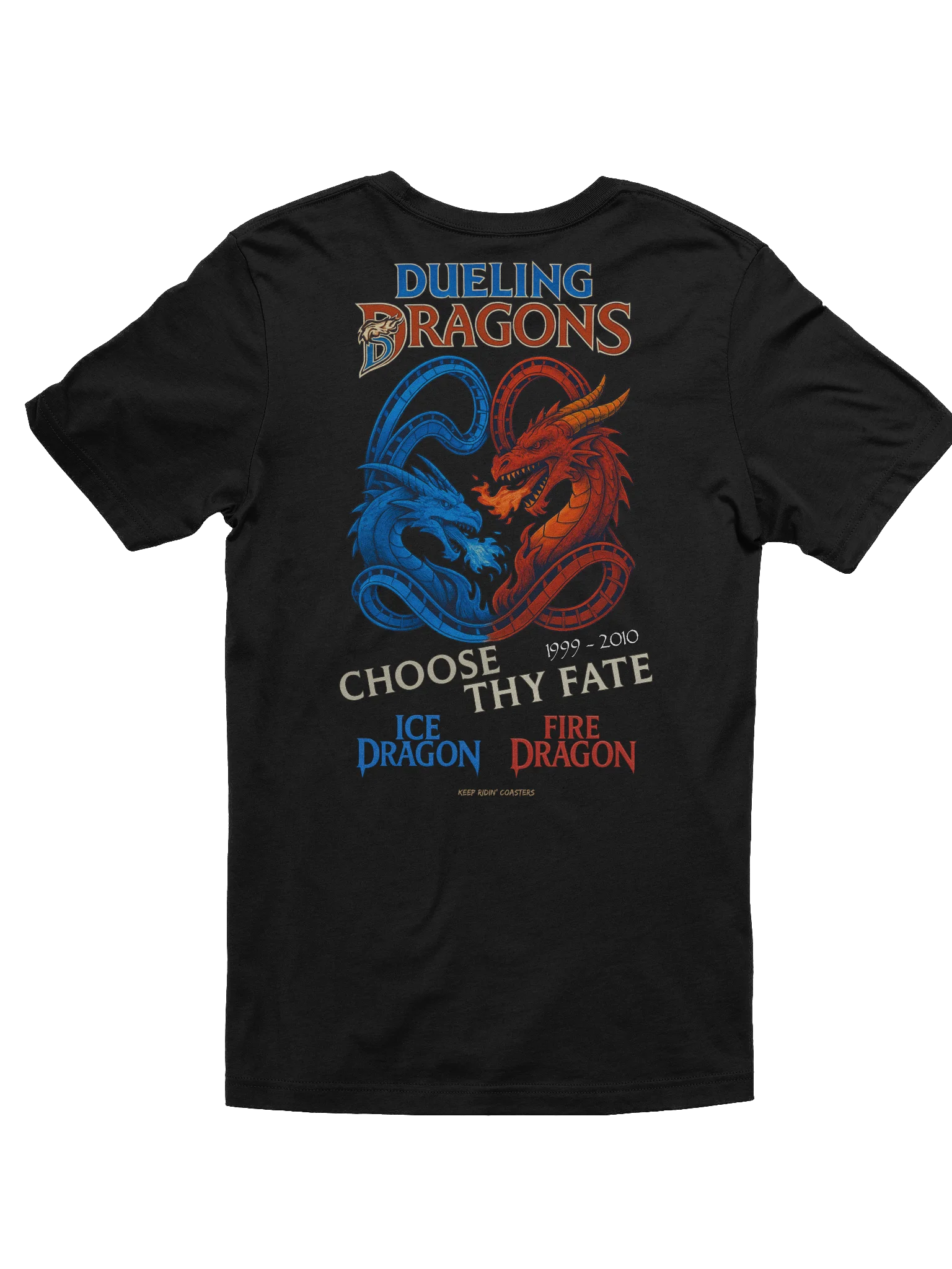 Dueling Dragons Unisex T-Shirt product image (2)
