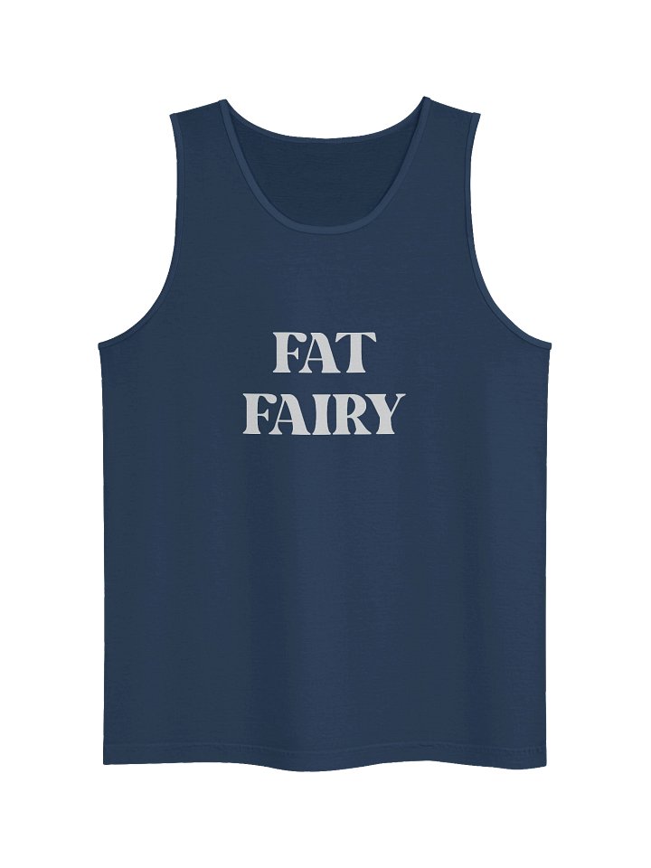 Fat Fairy White Font Retro Pride Tank Top product image (3)