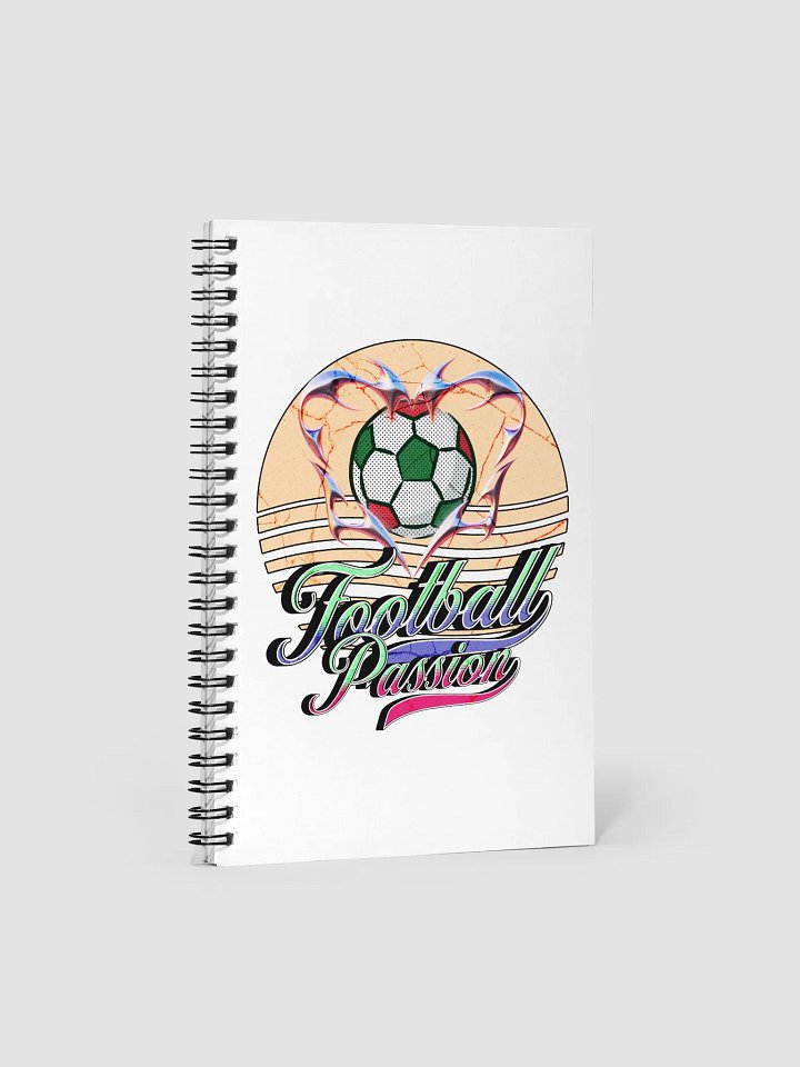 Passion Football Soccer Play Spiral Notebook product image (2)