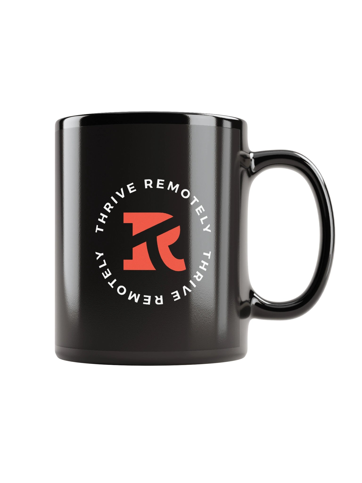 Glam Glossy Mug/Black-Thrive product image (2)