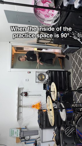 Looks more like 270 deg to me
.
#drums #everythingwitheric #ericlovley #drummer #musician 
inspired by @thomas_superset