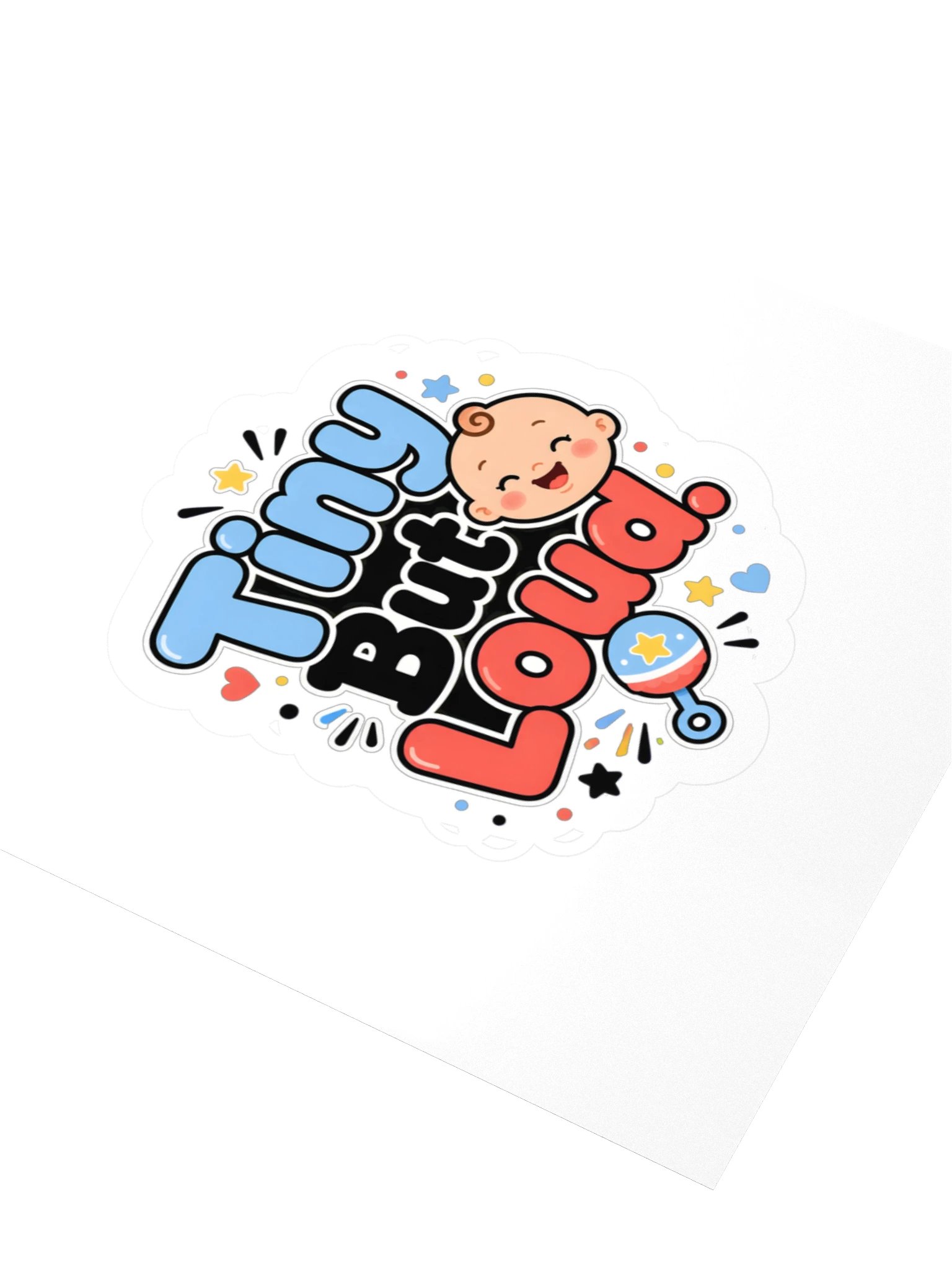 Tiny But Loud Sticker product image (3)