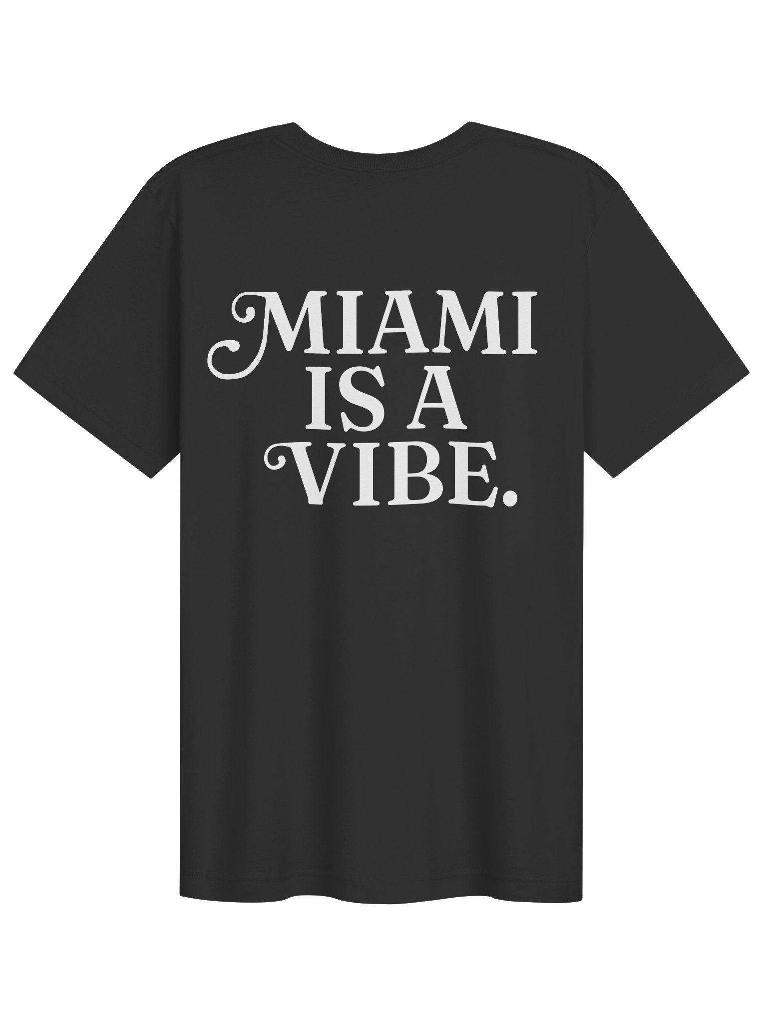 Miami Is A Vibe Tee — Midnight product image (2)
