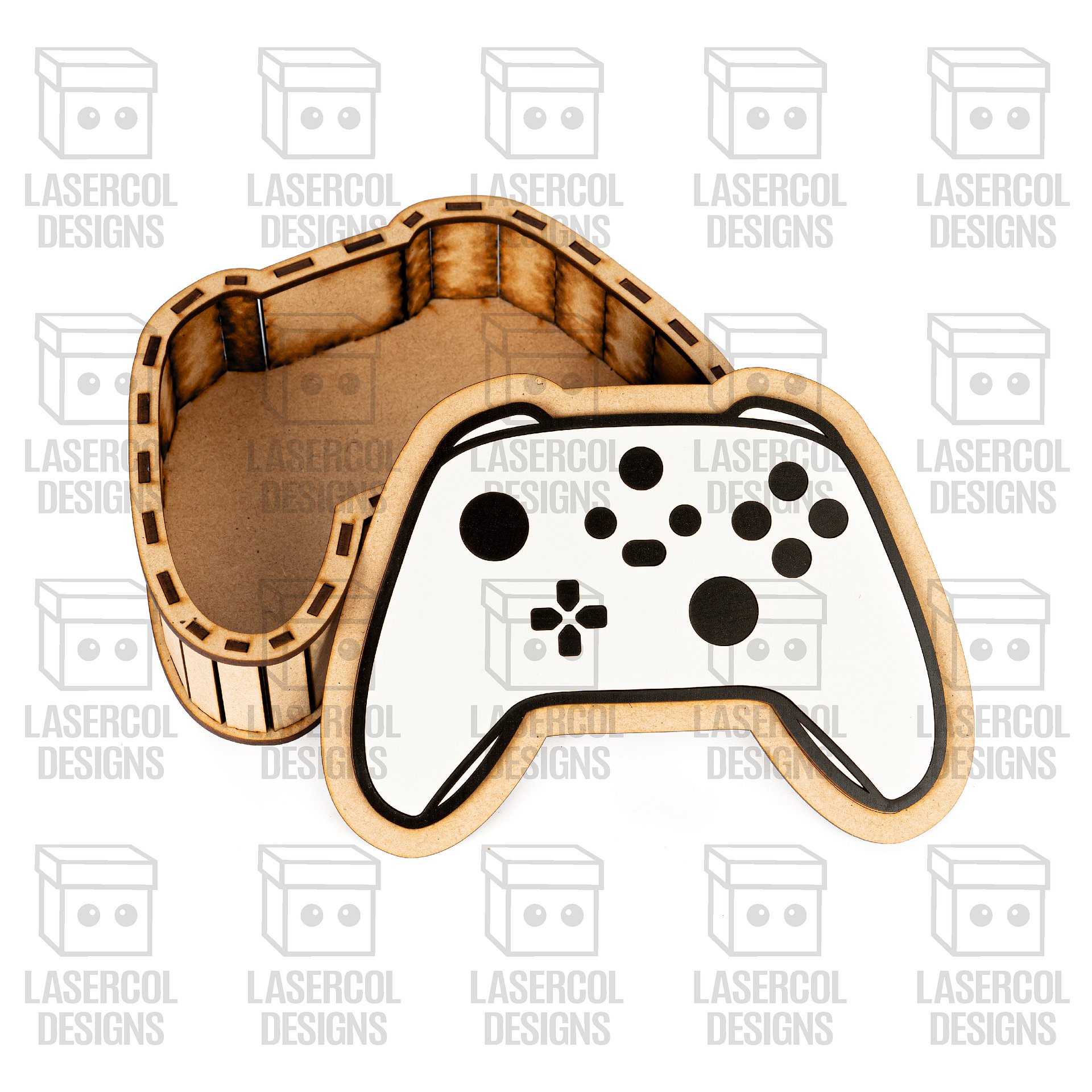 Controller Shaped Boxes Set 2 (3 Sizes) - Laser Cut Files product image (10)