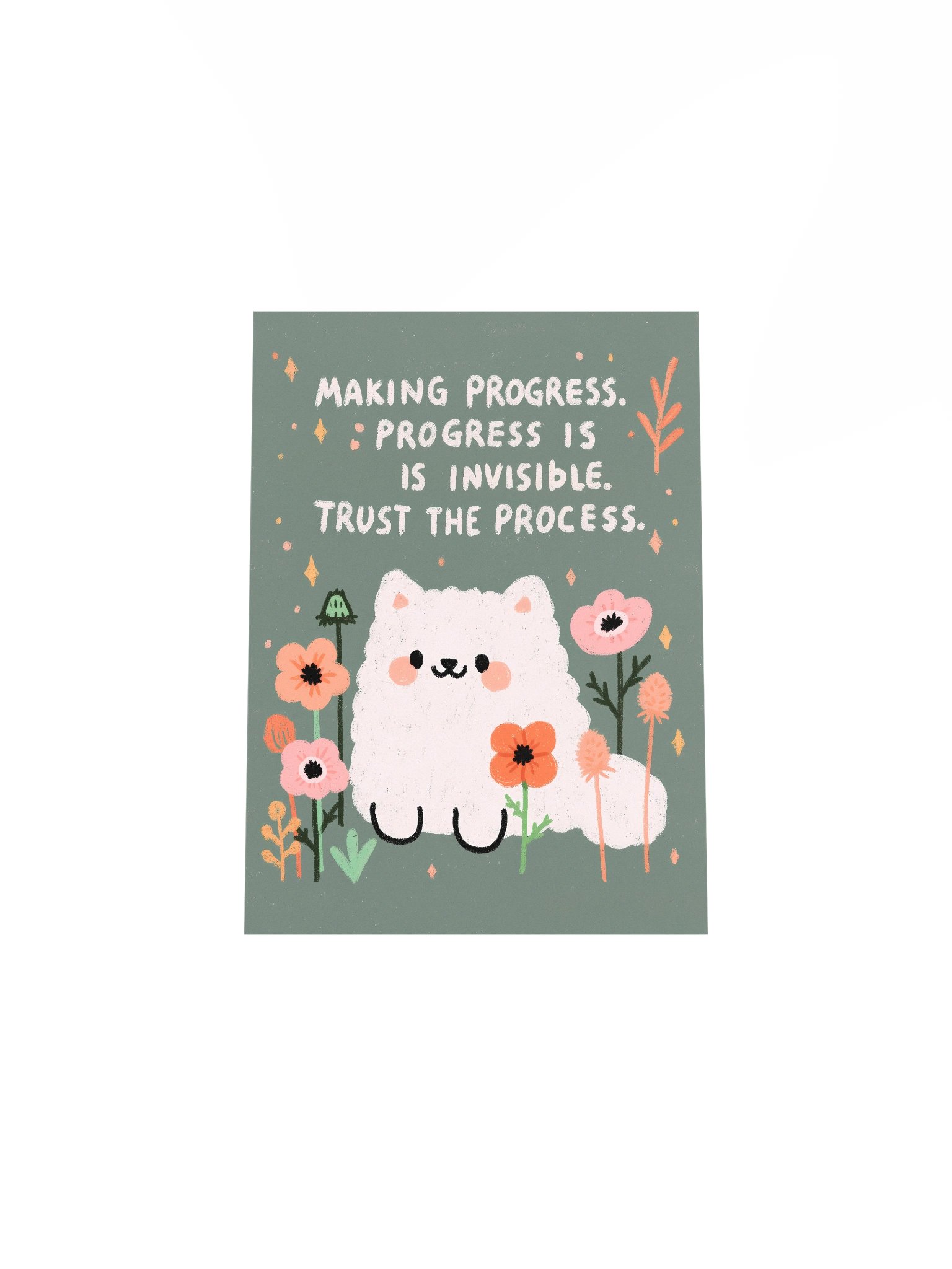 Trust the Process Cat Poster product image (28)