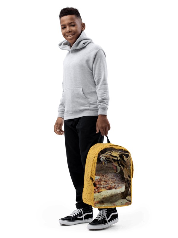 Design-backpack - Yawning big cat product image (2)