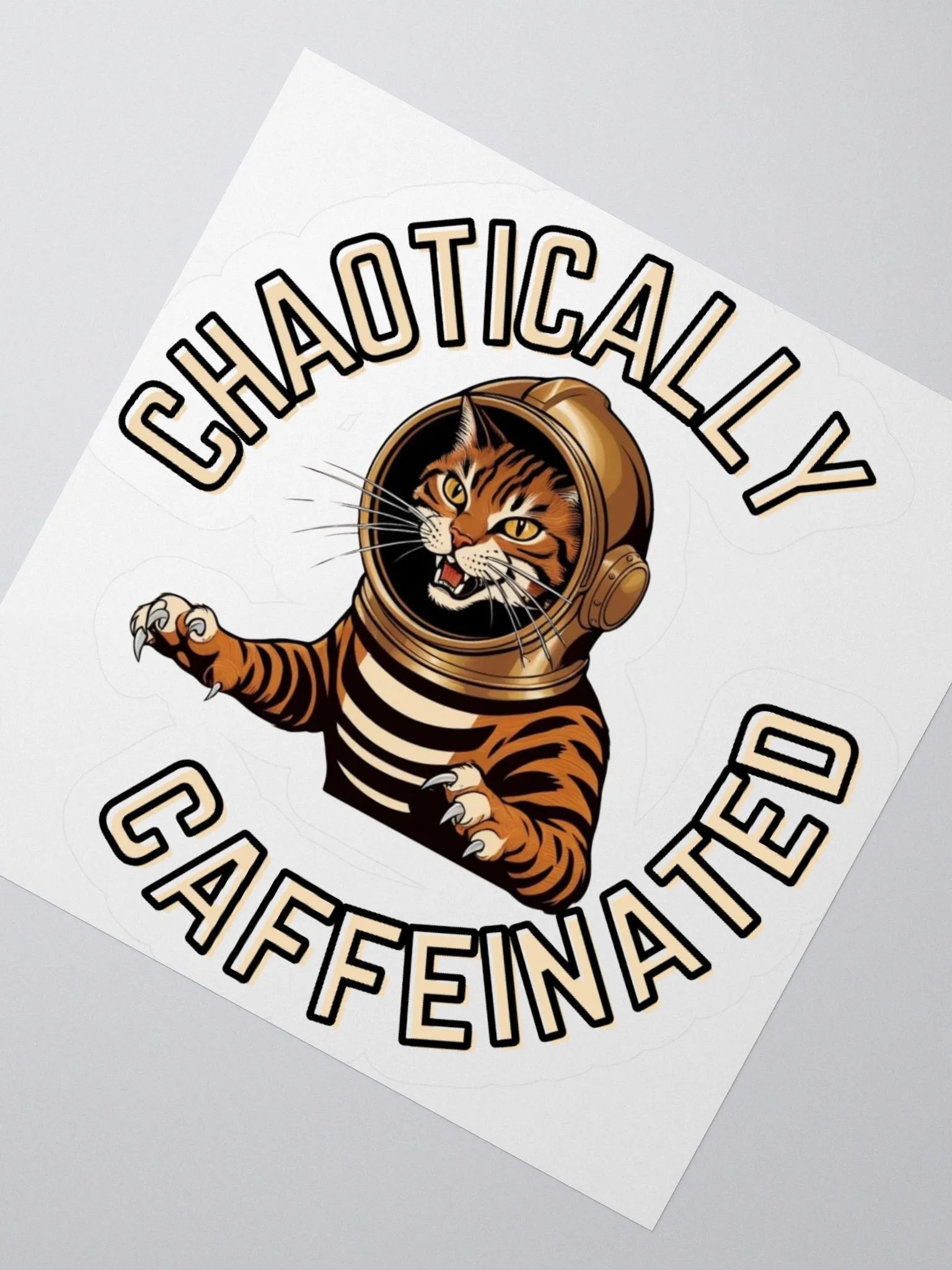 Chaotically Caffeinated Sticker product image (4)