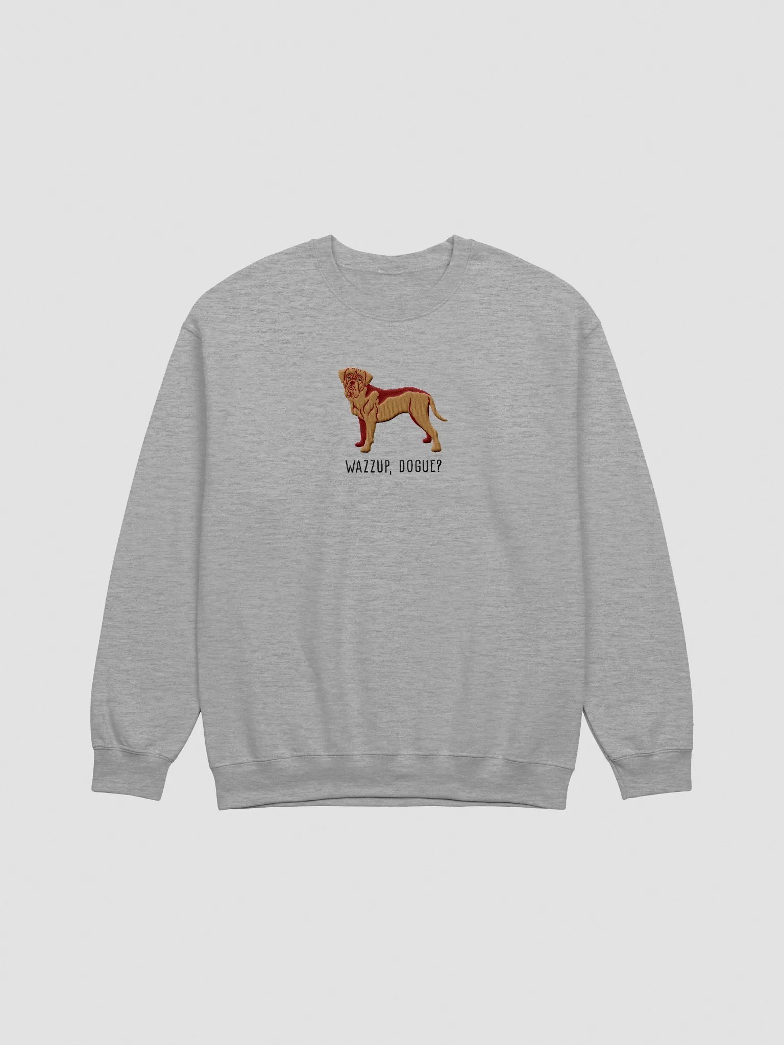 Wazzup, Dogue Sweatshirt (Embroidered) of a Dogue de Bordeaux product image (3)