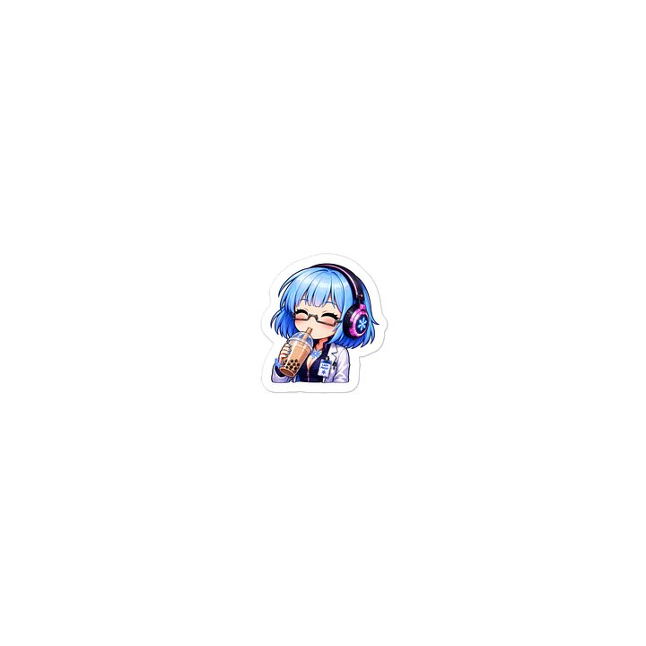 Lady Frost Boba Emote - Die Cut Sticker product image (2)
