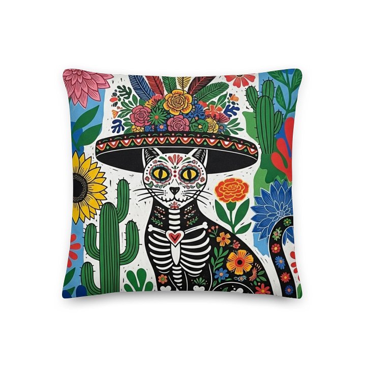 Fiesta Feline Premium Pillow product image (3)