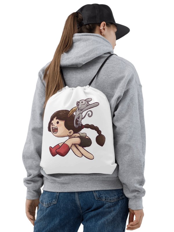 She & Her Pet | Drawstring Bag product image (2)