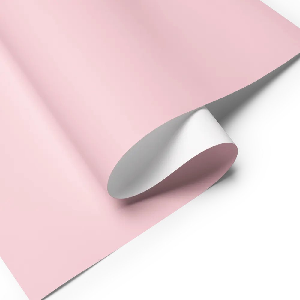 Pale Pink Solid Holiday Christmas Wrapping Paper Sheets (3) product image (7)