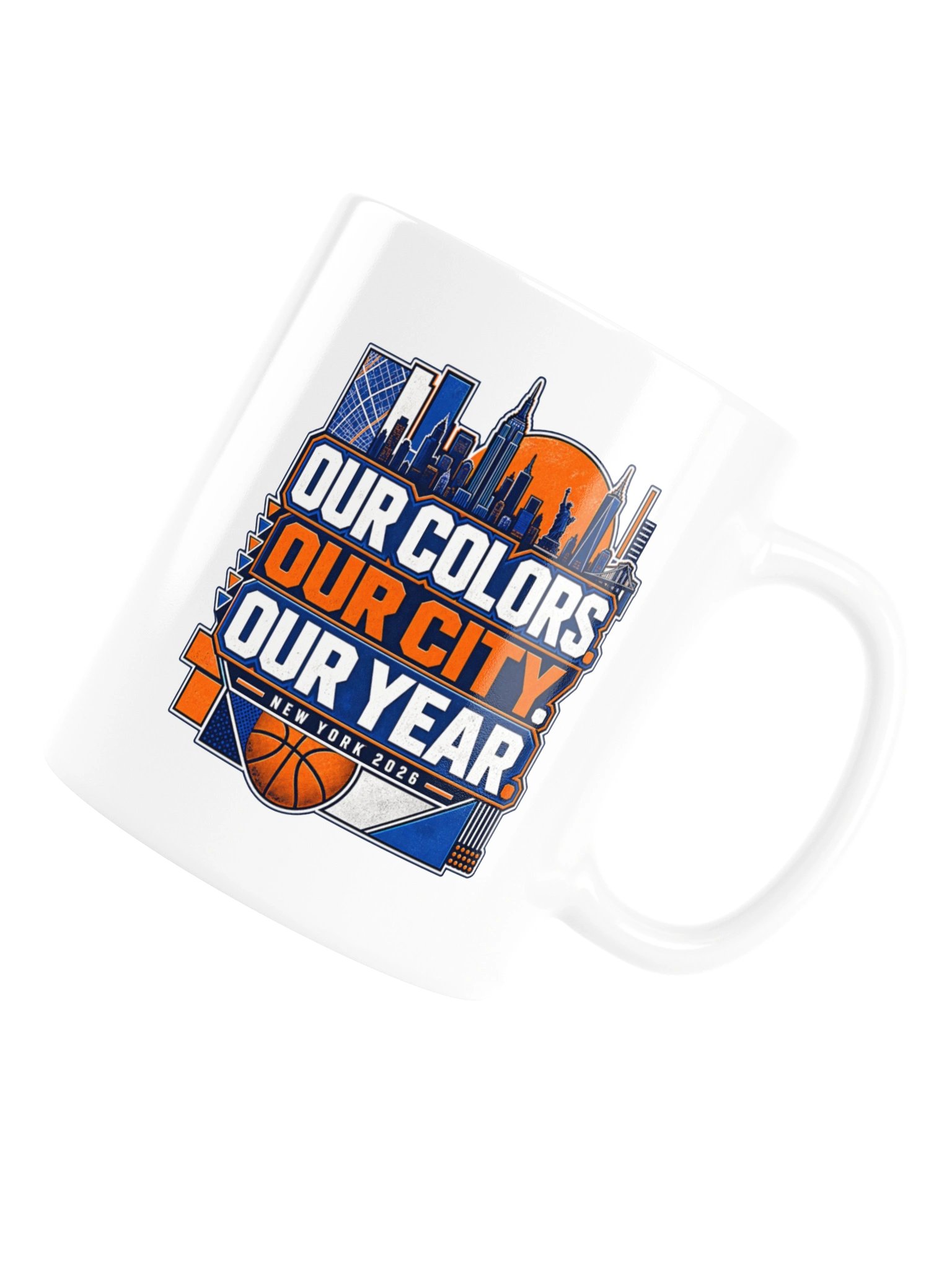 Our Colors. Our City. Our Year. - New York Basketball Champions 2026 - Mug product image (16)