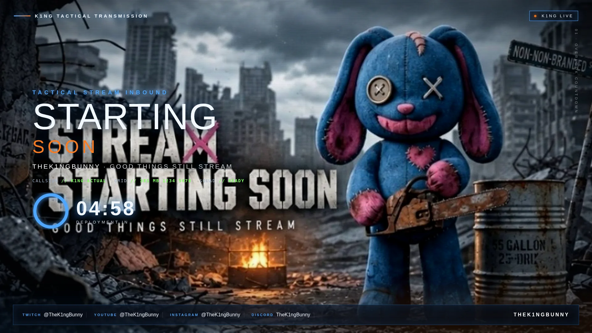 K1NG Bunny Ops — Tactical Stream Pack product image (1)
