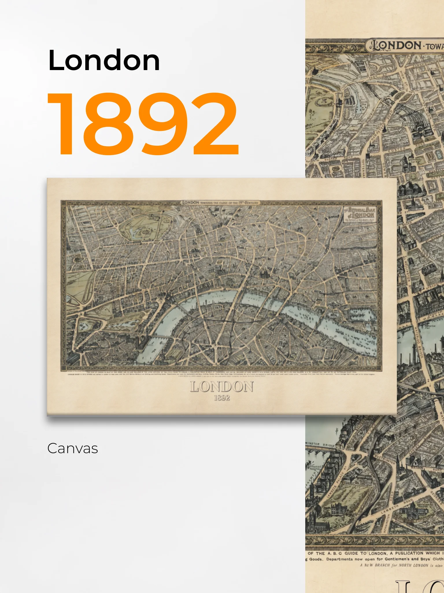 London 1892 (Canvas Print) product image (1)