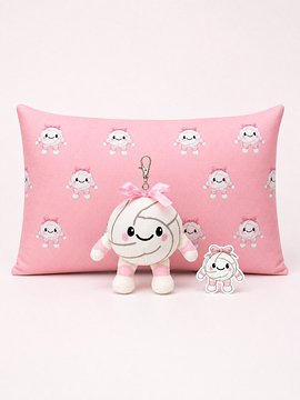 Volley Dolly Bag Charm, Pillow & Sticker Set