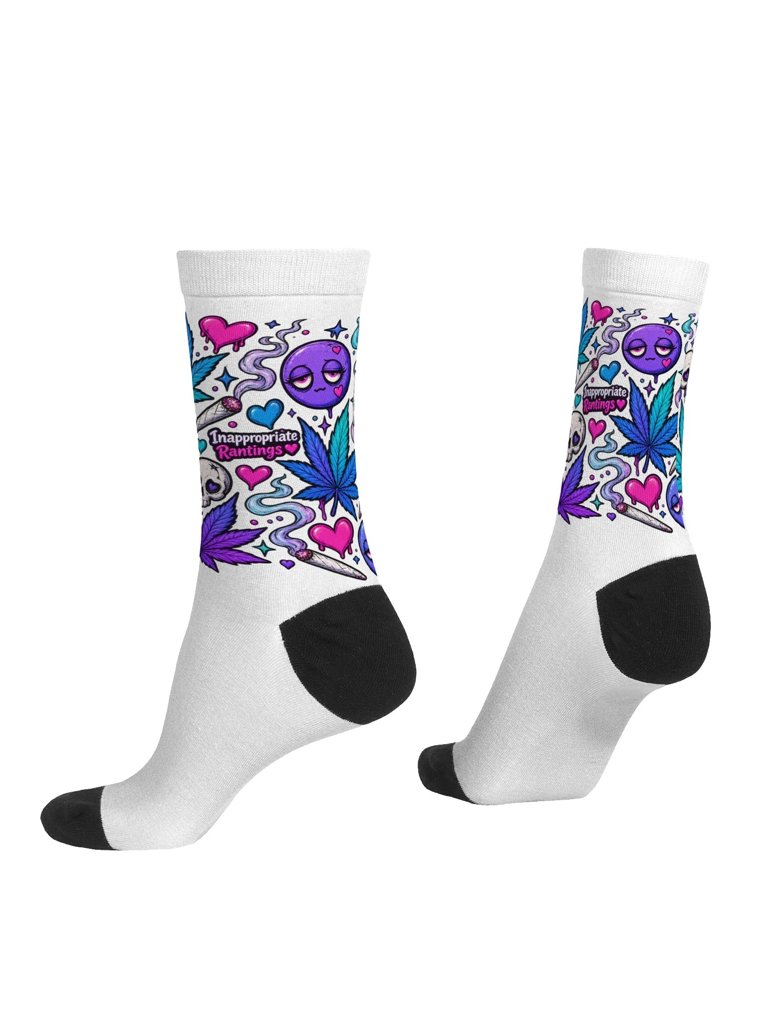 Inappropriate Rantings Highly Unbothered Socks product image (4)