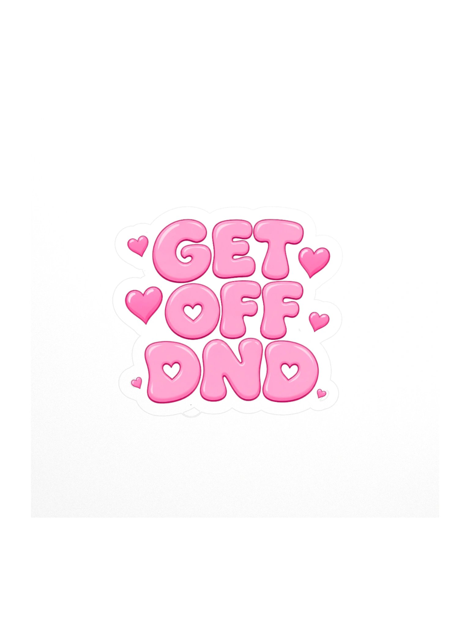 GET OFF DND STICKERS product image (1)
