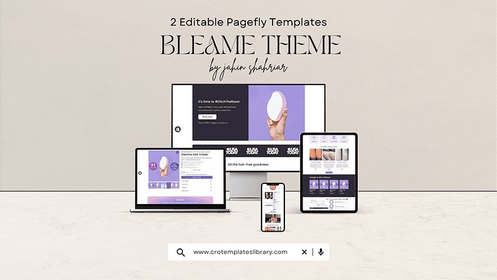 Bleame Pagefly Templates product image (1)
