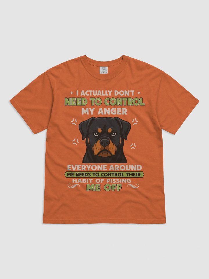 Rottweiler Anger Issues Tee product image (1)
