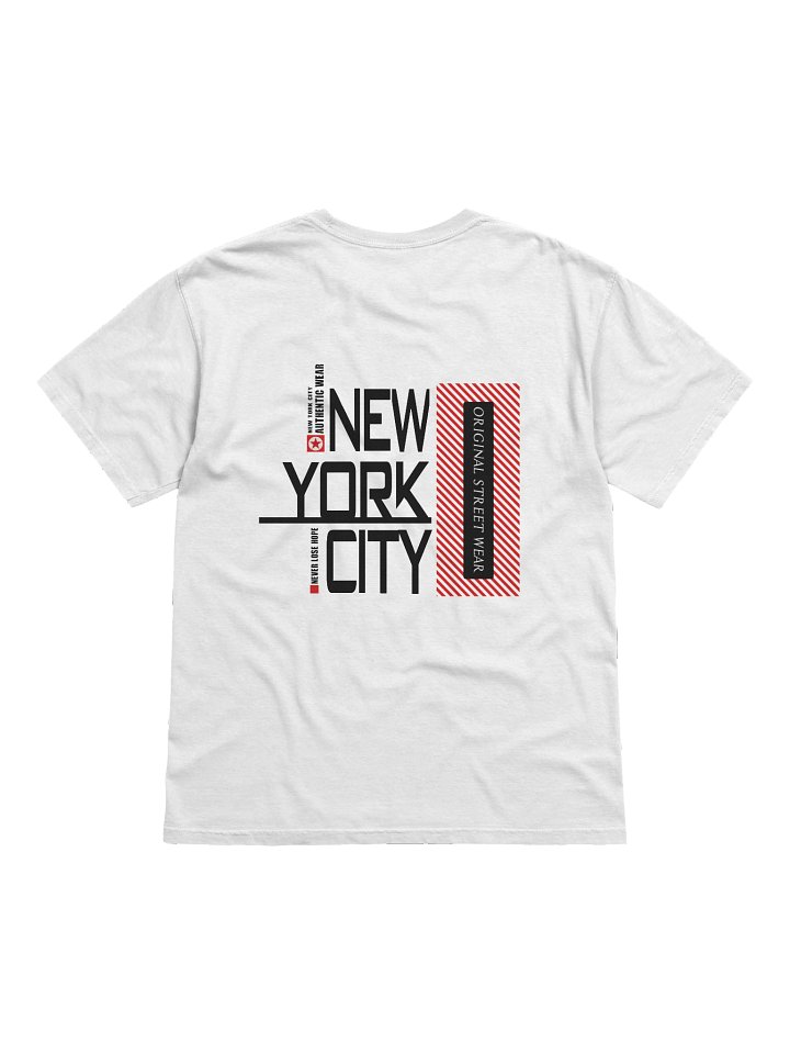 NEW YORK CITY Streetwear T-Shirt – Urban Bold Graphic Design product image (2)